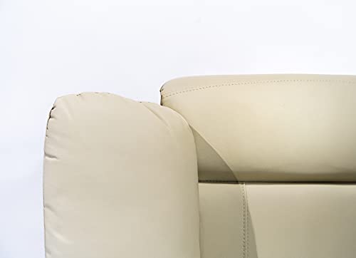 ECODE Sillón de Masaje Levantapersonas Maximum. 9 Modos de Masaje, Sistema Elevador por botonera con USB y Leds (Beige)