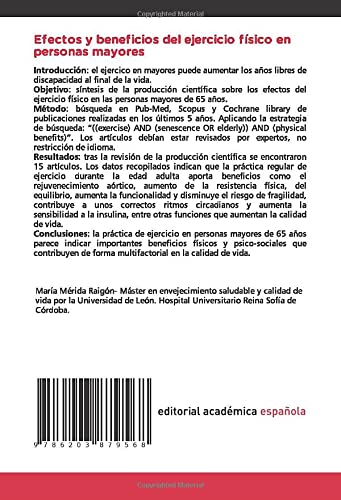 Efectos y beneficios del ejercicio físico en personas mayores: Revisión sistemática narrativa