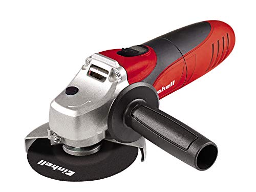 Einhell Amoladora angular TC-AG 115 (500 W, 12000 min.-1 velocidad, disco-Ø de 115mm, protector de disco, bloqueo de husillo, cabezal de engranaje de aluminio plano)