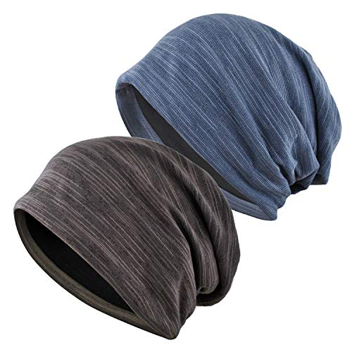 EINSKEY Gorras de Hombre Mujer Transpirable UV Protección Gorro Beanie Hat para Deporte, Dormir, Quimio, Cáncer Oncologico