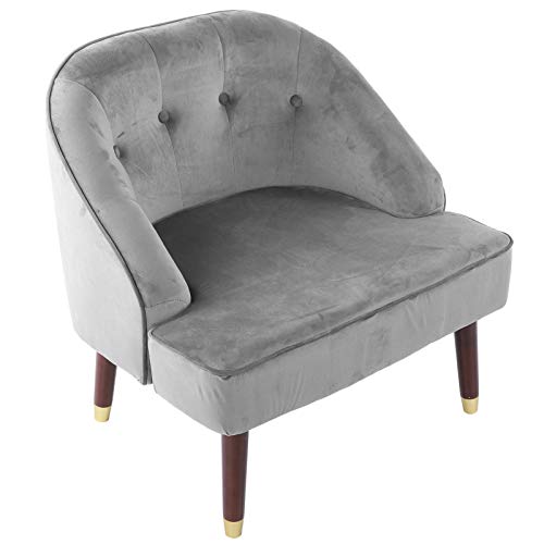 Ejoyous Sofá Individual Sillón Relax, sillón Individual Sillón pequeño Sillón escandinavo Sillón orejero de Madera con Patas de Madera Muebles para salón, Dormitorio, Oficina 75 x 65 x 70 cm 200 kg