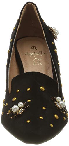 El Caballo Alanís, Zapato de tacón Mujer, Negro, 38 EU