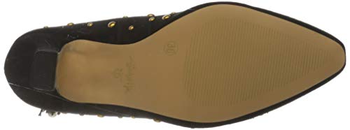 El Caballo Alanís, Zapato de tacón Mujer, Negro, 38 EU