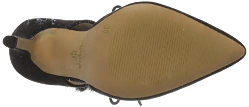 El Caballo Doña Blanca, Zapato de tacón Mujer, Negro, 39 EU