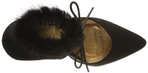 El Caballo Doña Blanca, Zapato de tacón Mujer, Negro, 39 EU