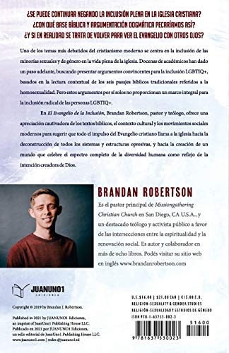 El Evangelio de la Inclusión: Las Buenas Noticias de la Inclusión LGBTIQ+ en la Iglesia Cristiana