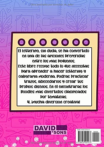 El gran libro de lettering creativo y caligrafía moderna para niños. Un cuaderno de actividades para niños con técnicas, consejos, páginas para ... letras: ejercicios para principiantes.