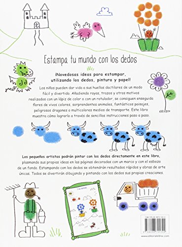 El Libro De Pintar Con Los Dedos Para Niños