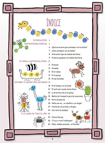 El Libro De Pintar Con Los Dedos Para Niños