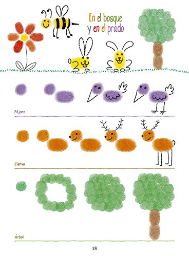 El Libro De Pintar Con Los Dedos Para Niños