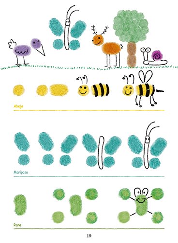 El Libro De Pintar Con Los Dedos Para Niños