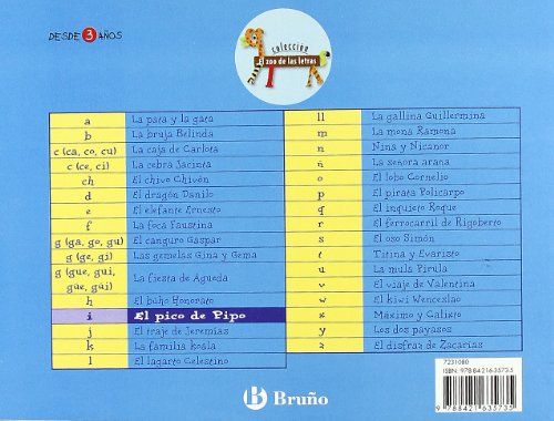 El pico de Pipo: Juega con la i (Castellano - A PARTIR DE 3 AÑOS - LIBROS DIDÁCTICOS - El zoo de las letras)
