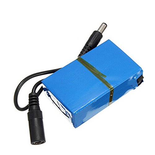 Eleoption - DC-168, CD 12 V, 1800 mAh - Batería para cámara CCTV inalámbrica, monitor para bebé