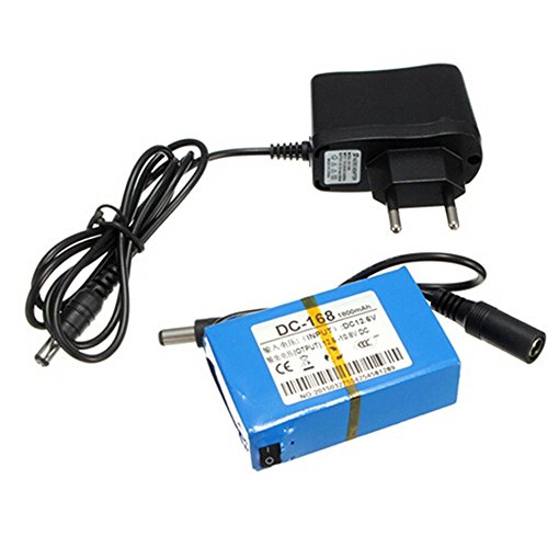 Eleoption - DC-168, CD 12 V, 1800 mAh - Batería para cámara CCTV inalámbrica, monitor para bebé