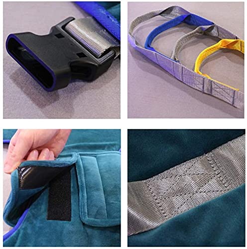 Elevación Arnés Cuerpo Completo Paciente Elevación Sling con Accesorios de Bucle para posicionamiento y Levantamiento Cuidador de enfermería 507 Libras (Tamaño: Medio)-Medio