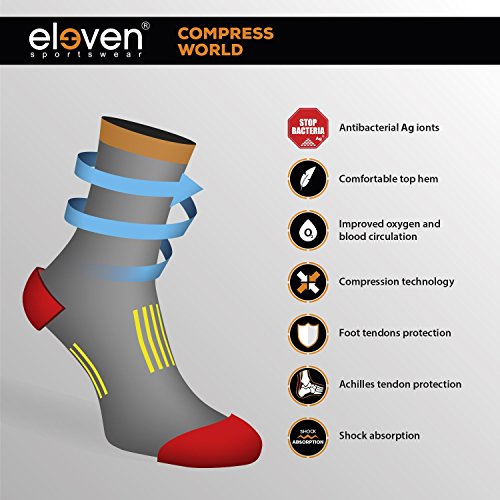 Eleven Calcetines de compresión SUURI Fluo - M-L
