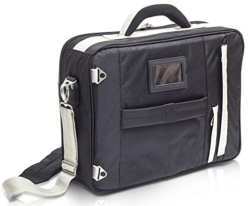 Élite Bags Mod. PRACTI´S | Maletín médico asistencia domiciliaria | Múltiples compartimentos internos | Con separadores y velcro ajustable | Azul o negro | Diseñado en España | TOP VENTAS | MATERIAL MÉDICO NO INCLUÍDO
