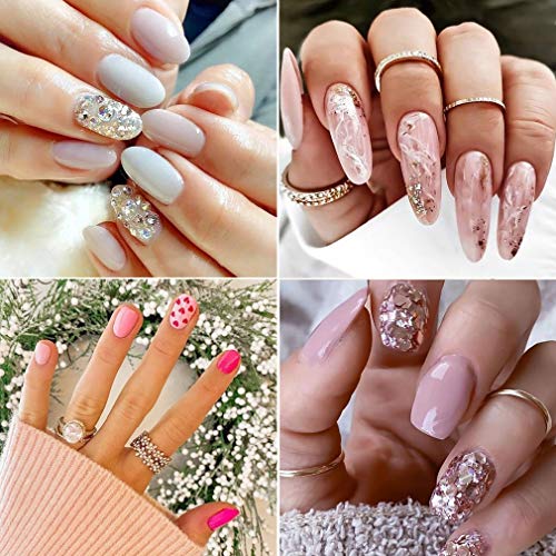 Elite99 Esmaltes Semipermanentes de Uñas en Gel UV LED de Color Neon, 2pcs Kit de Esmaltes de Uñas 7,3ml (Base y top coat)