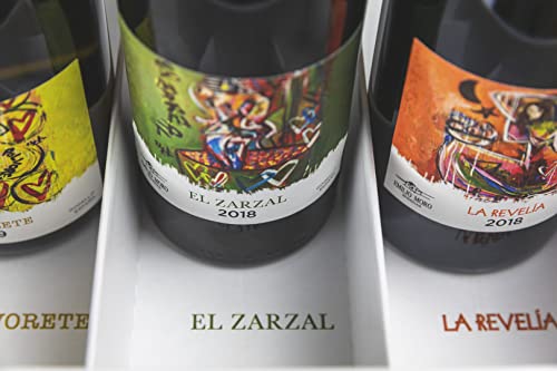 Emilio Moro - Estuche Regalo El Godello Hecho Arte, Incluye 3 Vinos, Polvorete de 75 ml, El Zarzal de 75 ml y La Revelía de 75 ml