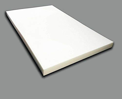 emmevi Espuma de espuma con relleno de cojines, sillones, sillas, colchones, bancos, mod. gomaespuma 40 x 40 x 3