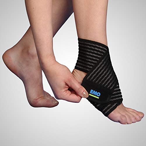 EMO Vendaje elástico Strapin de tobillo 80 cm talla universal
