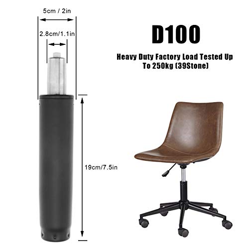 EMSea - Cilindro neumático de ascensor de gas de 7,5 pulgadas, carrera de funcionamiento de 10 cm para reemplazar la base de asiento, pistón de pierna de fuerza silla de oficina