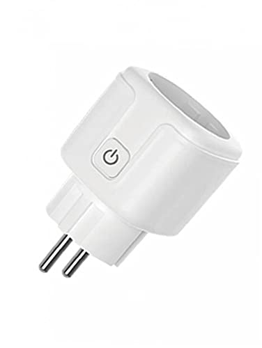 Enchufe inteligente, mini socket WiFi, temporizador y horario, control remoto inalámbrico, sin hub requerido, toma de enchufe inteligente inalámbrica 16A
