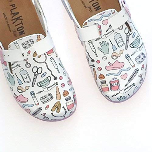 ENFERMERANDO. Zueco de fácil Cuidado con Estampado Especial diseñado por la Marca ENFERMEREANDO (39)