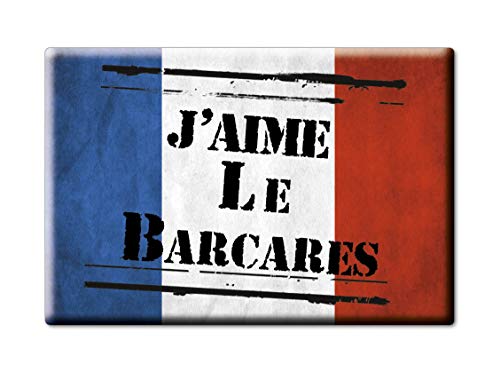 Enjoymagnets LE BARCARÈS Souvenir IMANES DE Nevera Reino Unido AQUITAINE IMAN Fridge Magnet Corazon I Love (VAR. Veteran)