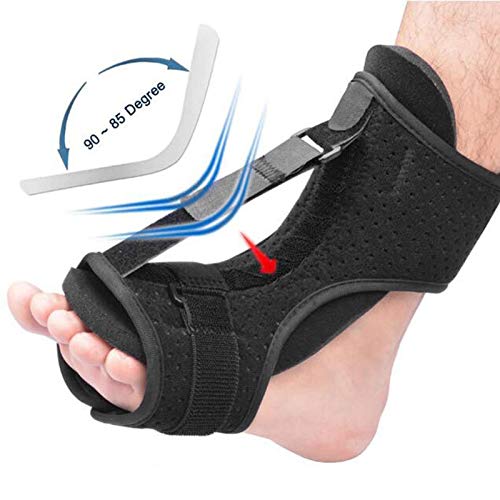 Entatial Soporte de Tobillo, Soporte de Fascitis Plantar, Férula de Thosis, Soporte de Tobillo para Pie Caído para Pie en Valgo