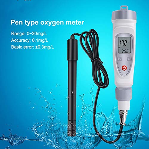 EODUDO-S Portátil de oxígeno disuelto Analizador de Pluma acuicultura disuelto oxígeno disuelto Metro de oxígeno de Prueba del Detector de la Calidad del Agua Pluma JPB-70A, Amplia aplicación