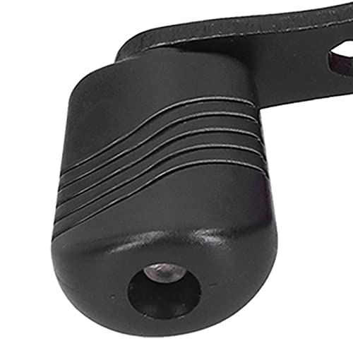 Eosnow Bobina de Pesca, fácil de Instalar Las perillas Planas de Rueda de Pesca Pueden Girar de Manera Flexible Brazo basculante de Metal Oxidado de Aluminio aeroespacial para Pescar