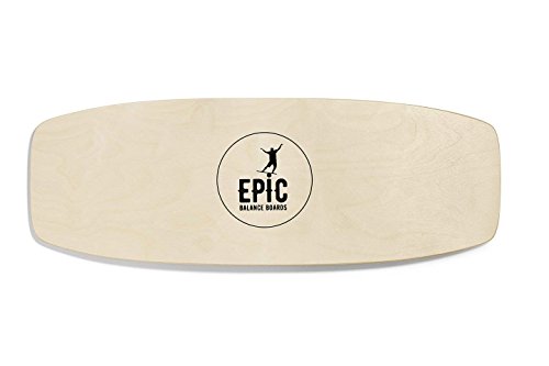 EPIC Balance Boards Alpha Board - Trainer - Balanceboards - Fitness Trainer, Assorted, Lenght: 85cm (33.46'') Width: 30cm (11.81'')