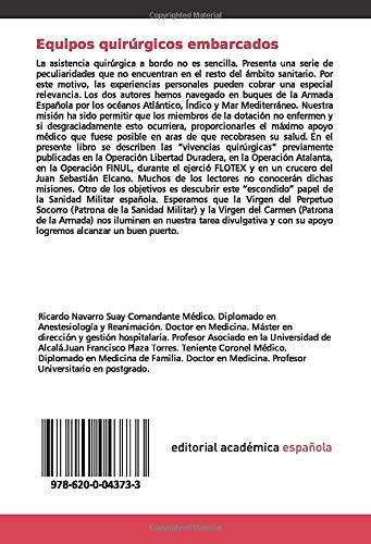 Equipos quirúrgicos embarcados: La experiencia en la Armada Española