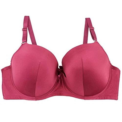 Erotic underwearZY Sujetador Ropa Interior Deportiva para Mujer Sujetador De Ropa Interior Sexy Súper Grande Código Profundo V 48 / 110_ Vino Rojo