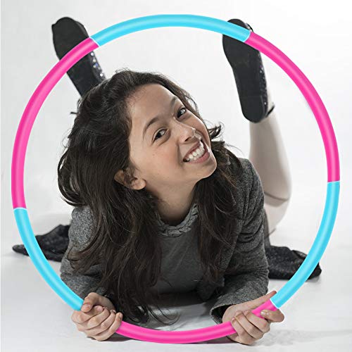 Ertisa Hula Hoop para niños, Colorful Gym Hula Hoop Ideal para Ejercicio, Danza, Fitness y diversión. para Ejercicio y Danza