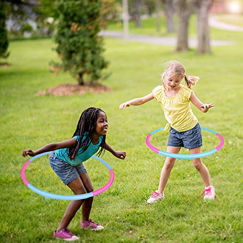 Ertisa Hula Hoop para niños, Colorful Gym Hula Hoop Ideal para Ejercicio, Danza, Fitness y diversión. para Ejercicio y Danza