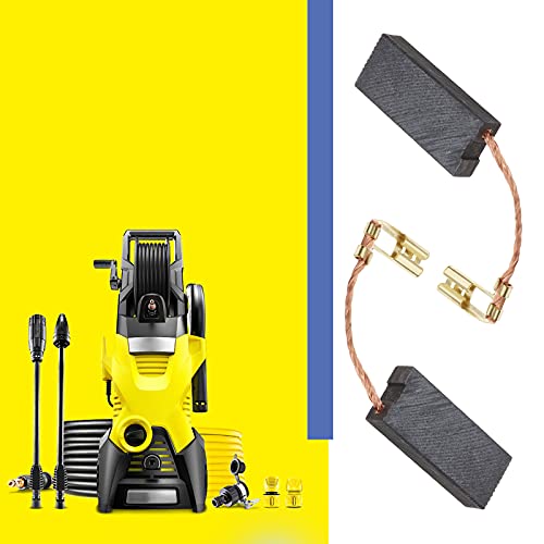 Escobillas de carbón con desconexión automática (2 pares, 6,3 x 12,5 x 30 mm)