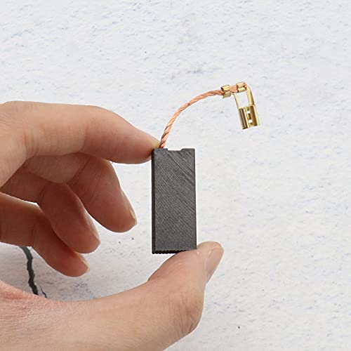 Escobillas de carbón con desconexión automática (2 pares, 6,3 x 12,5 x 30 mm)