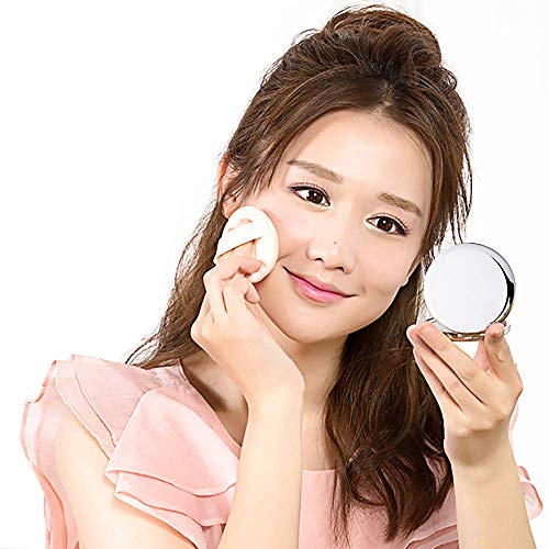 Espejo Aumento cosmético Espejo Maquillaje Viaje Espejo Maquillaje Conveniencia Alta definición Claridad Luz Natural Plegable jardín, Picnic al Aire Libre