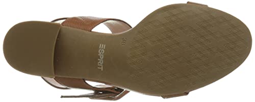 Esprit 041ek1w336, Sandalia Mujer, 235 Caramel, 38 EU