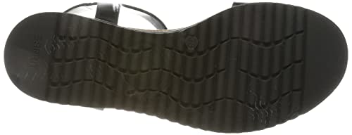 ESPRIT 041ek1w338, Sandalia Mujer, Negro, 38 EU