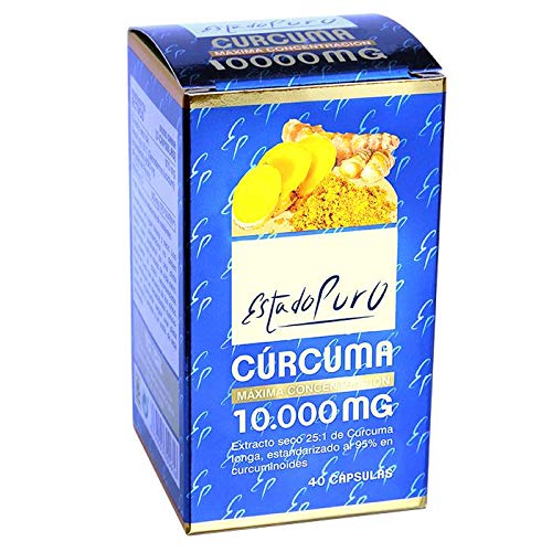 Estado Puro Cúrcuma, 10000mg, 40 cápsulas