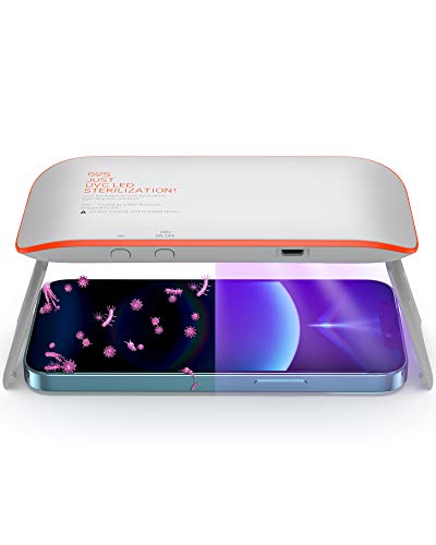 Esterilizador UV Portátil, 59S UV Esterilizador, Lámpara de Esterilización Ultravioleta LED Profesional Rápida 99.9% para Teléfonos Celulares, Herramientas de Belleza y Cuidado Personal