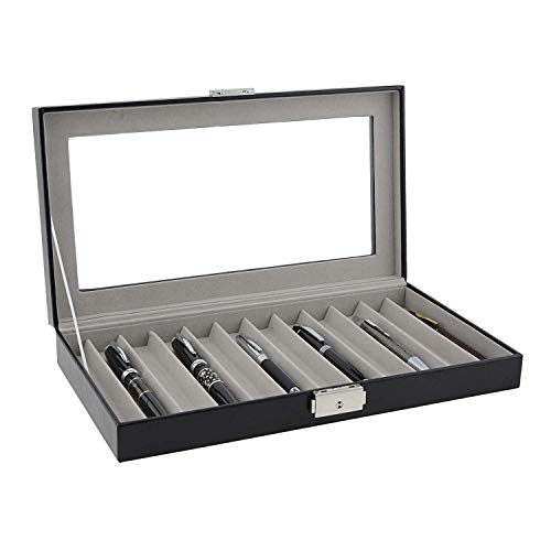 Estuche para 12 plumas o bolígrafos Talla: U Color: NEGRO