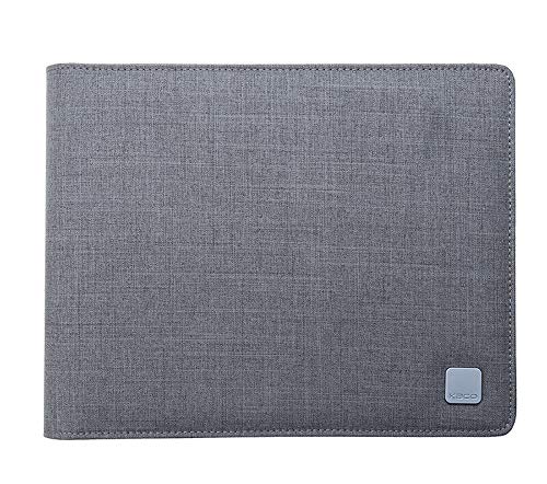 Estuche para Pluma Estilográfica KACO con 20 Ranuras Gris, Bolsa de Exhibición Impermeable para Portaplumas de Lona