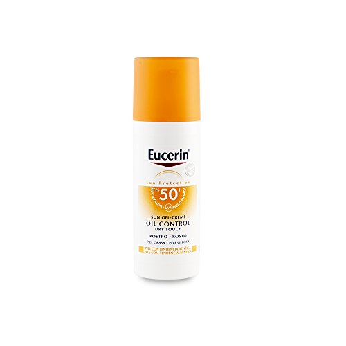 Eucerin Gel-Crema Oil Control Dry Touch Spf 50+, 50 Mililitros