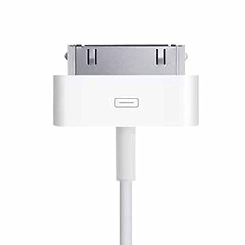 EURO MOBILE EM Cable de Datos de Carga para iPhone 3, iPhone 4, iPhone 4s, iPad, iPad 2, iPad 3, iPod Nano 1/2/3/4/5/6, iPod Touch 1/2/3/4, iPod Classic 1/2/3 (1 M)