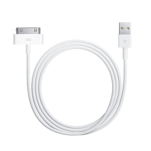 EURO MOBILE EM Cable de Datos de Carga para iPhone 3, iPhone 4, iPhone 4s, iPad, iPad 2, iPad 3, iPod Nano 1/2/3/4/5/6, iPod Touch 1/2/3/4, iPod Classic 1/2/3 (1 M)