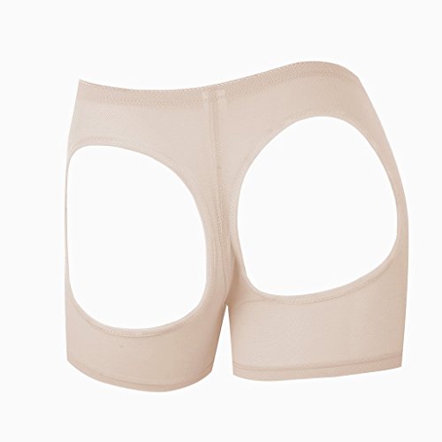 Everbellus Faja Reductora Braguita moldeadora Nalgas Push Up para Mujer Beige Small